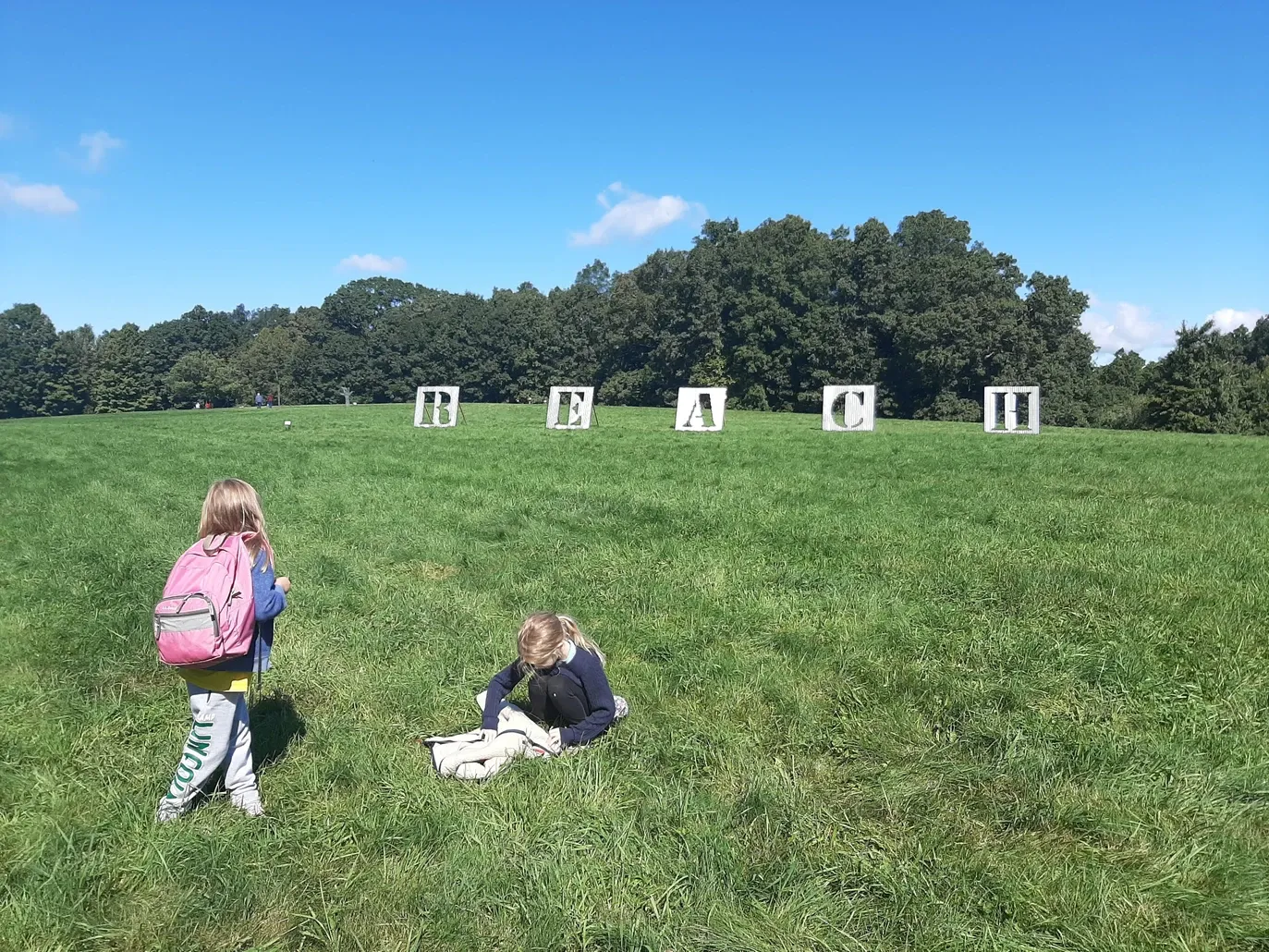Children Preparing Trek