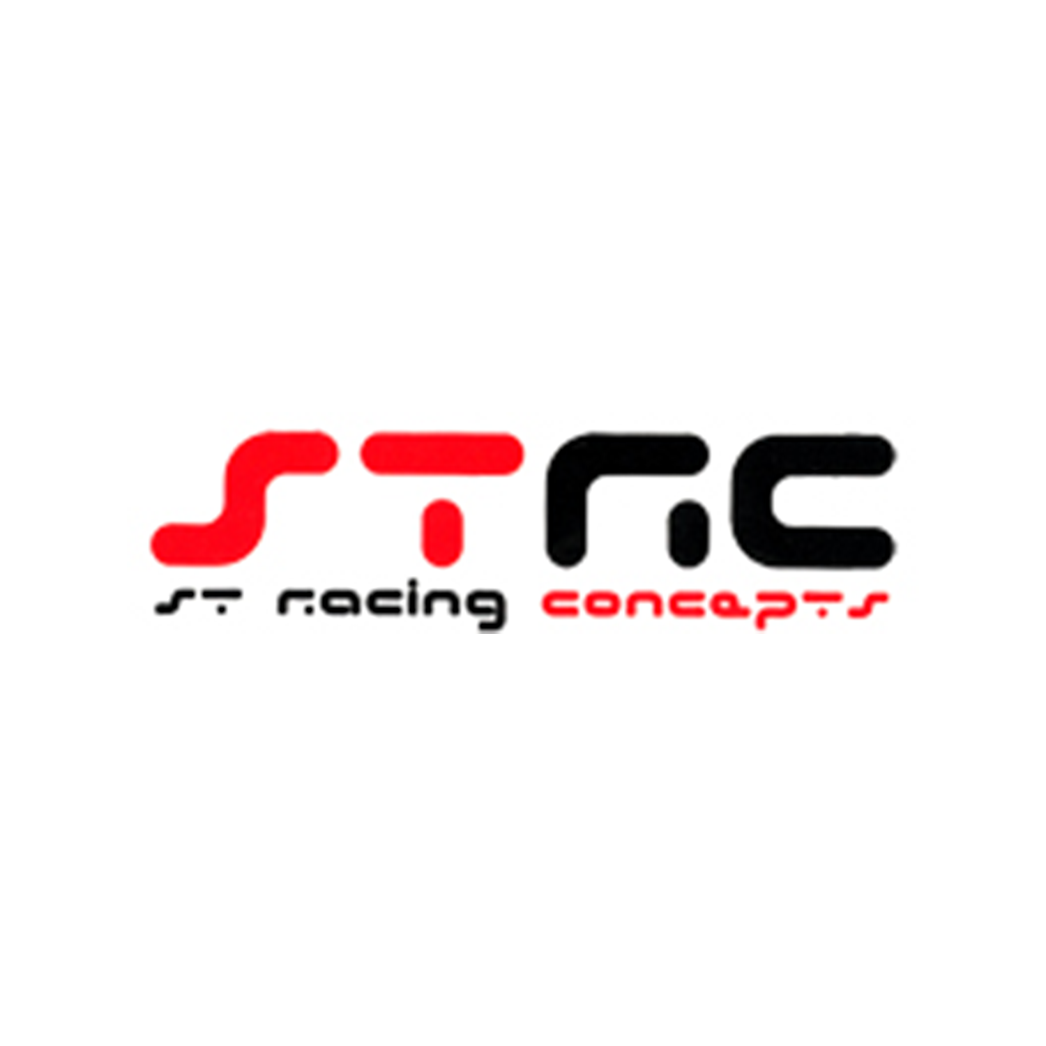ST Racing Concepts logo: Red and black text on white background.