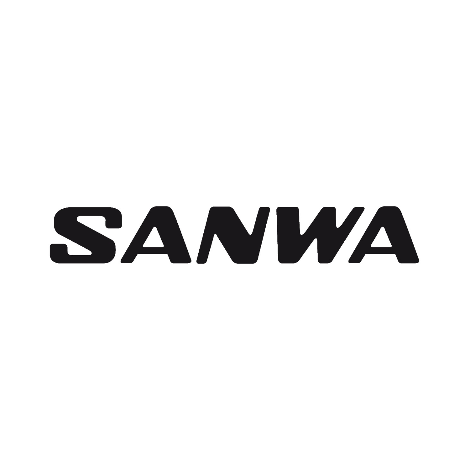 SANWA logo in bold black text on a white background.