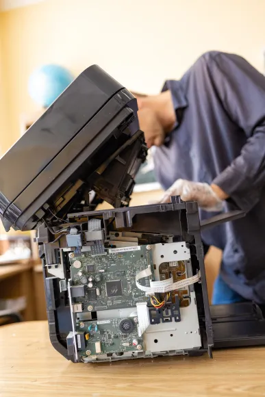 CoPrinter Technologies commercial printer repair team serving Dallas–Fort Worth TX