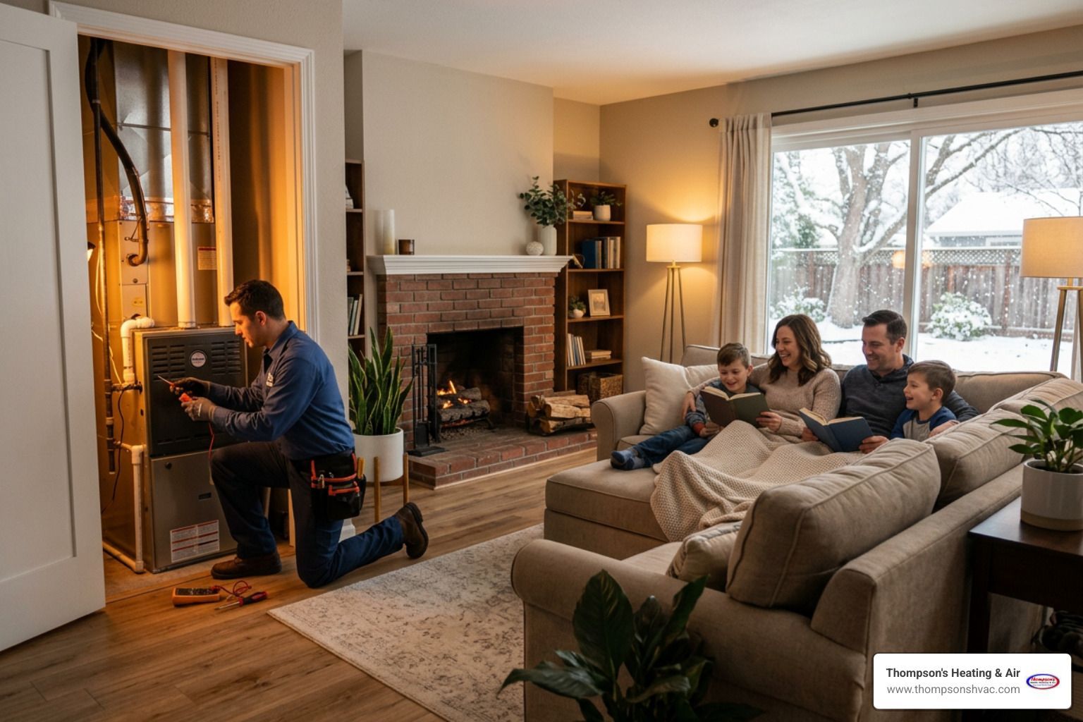 heating maintenance company in Davis CA cozy home winter warmth - heating maintenance company in dav