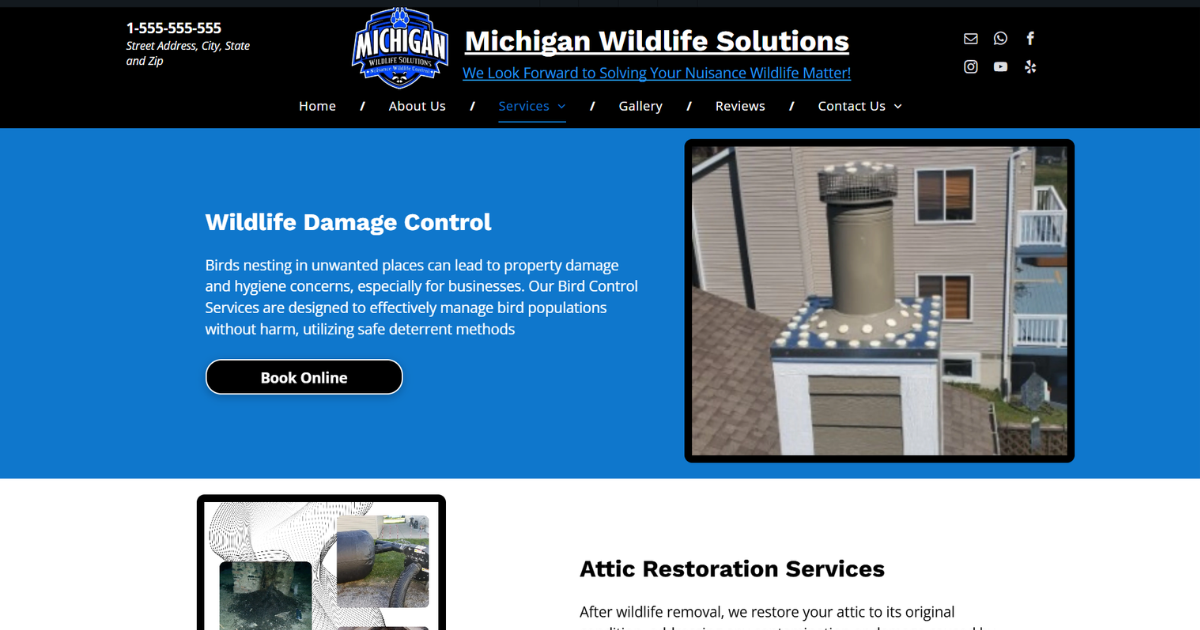 Wildlife Damage Control | Michigan Wildlife Solutions
