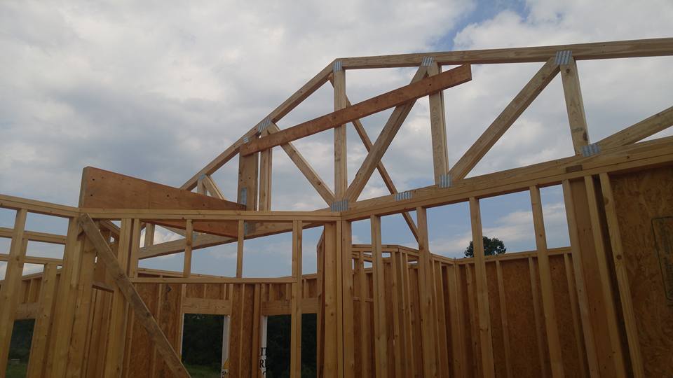 House Frame — Rocky Mount, VA — Lozeau Construction Inc