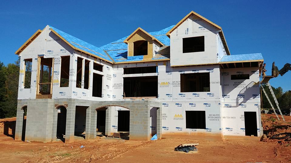Two Storey House Construction — Rocky Mount, VA — Lozeau Construction Inc