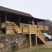 Wooden Cabin Stairs — Rocky Mount, VA — Lozeau Construction Inc