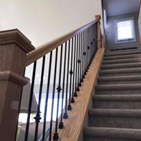 Elegant Staircase — Rocky Mount, VA — Lozeau Construction Inc