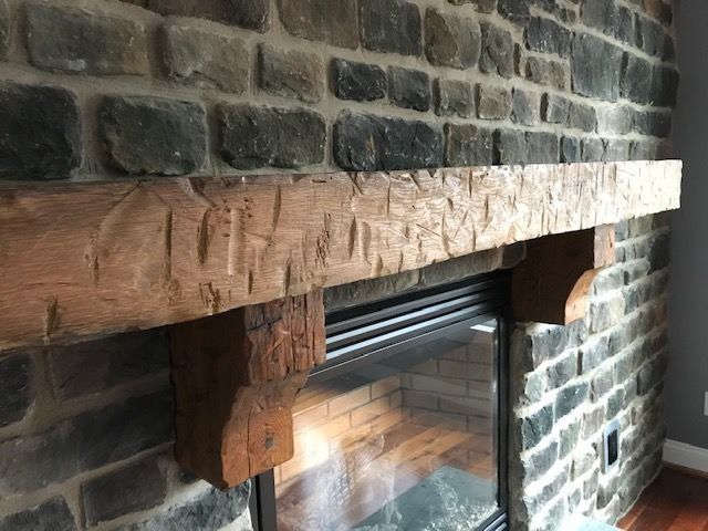 Modern Fireplace — Rocky Mount, VA — Lozeau Construction Inc