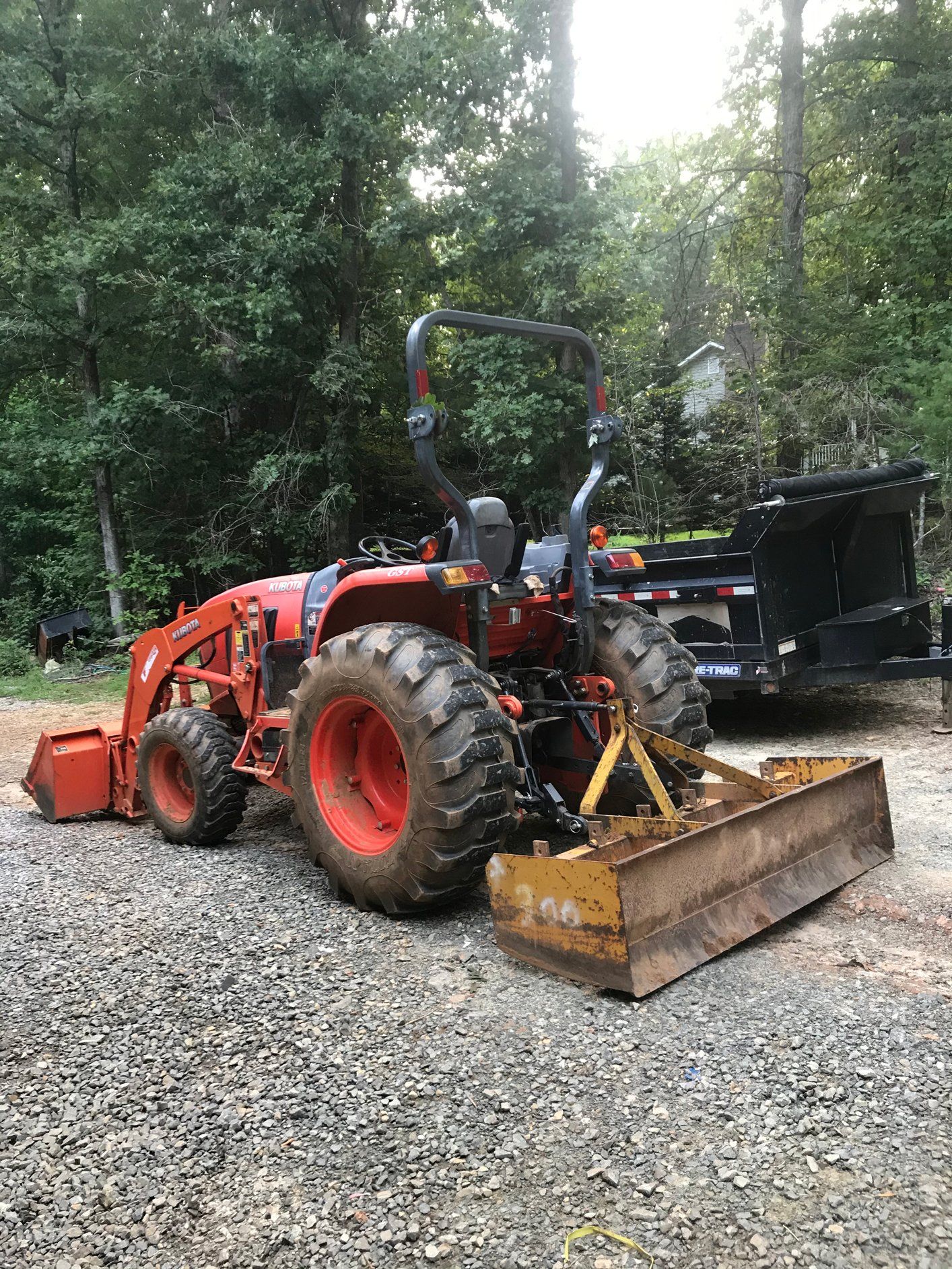 Orange Bulldozer — Rocky Mount, VA — Lozeau Construction Inc