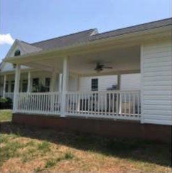 Home Exterior With Ceiling Fan — Rocky Mount, VA — Lozeau Construction Inc
