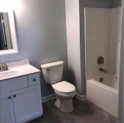 Bathroom Toilet — Rocky Mount, VA — Lozeau Construction Inc