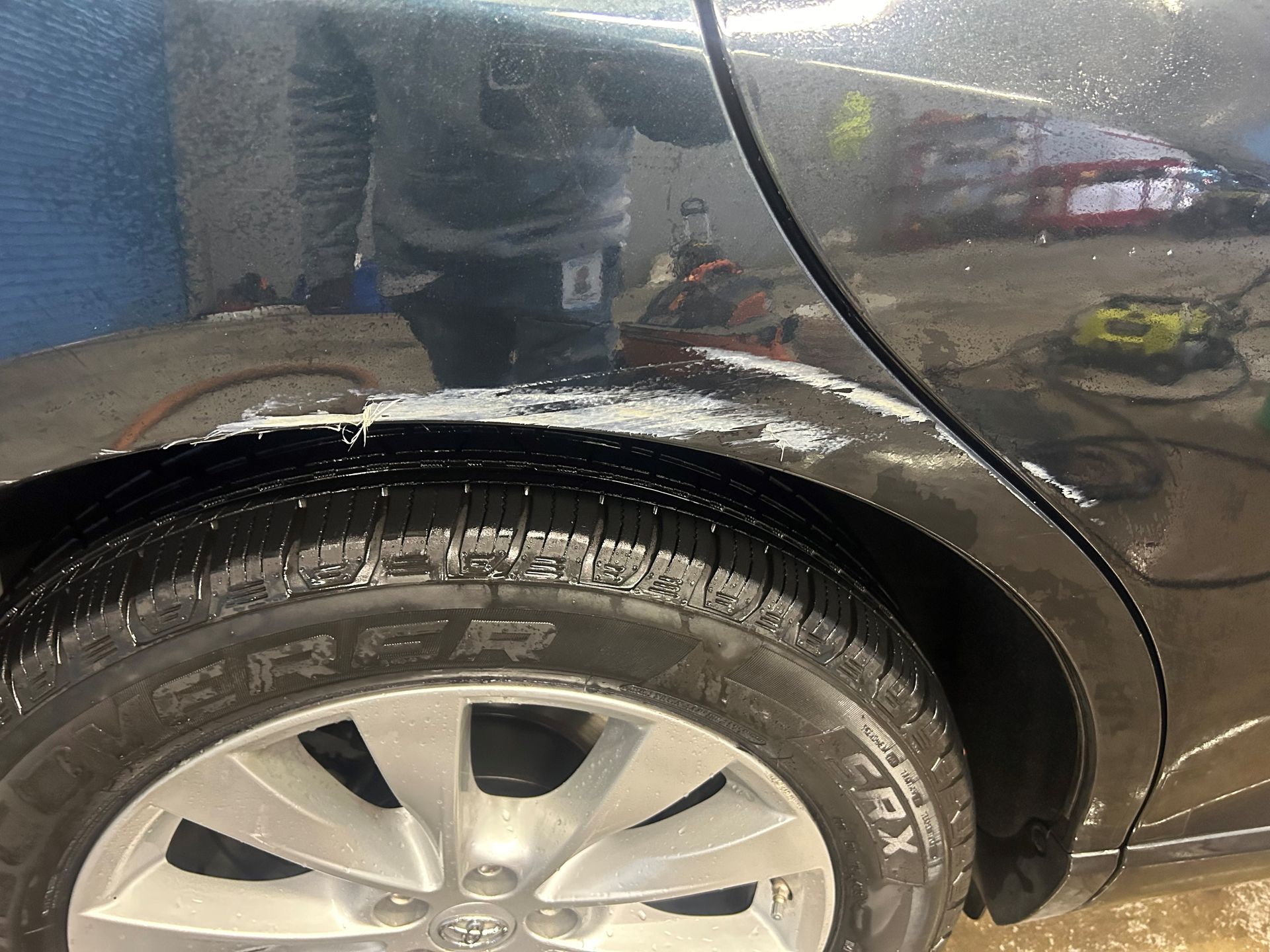 Damaged Fender — St. Louis, MO — Shine N Go Auto Detailing