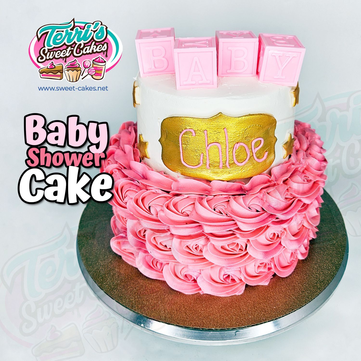 Baby Shower Cake by Terri's Sweet Cakes