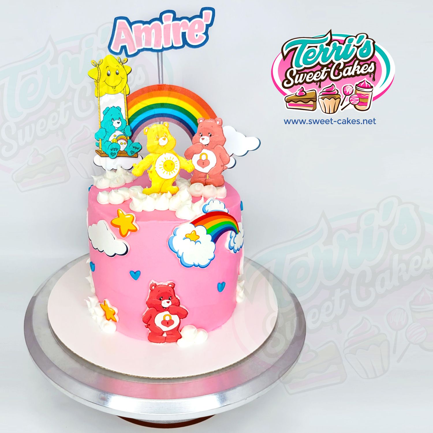 Care Bears Birthday Cake by Terri's Sweet Cakes