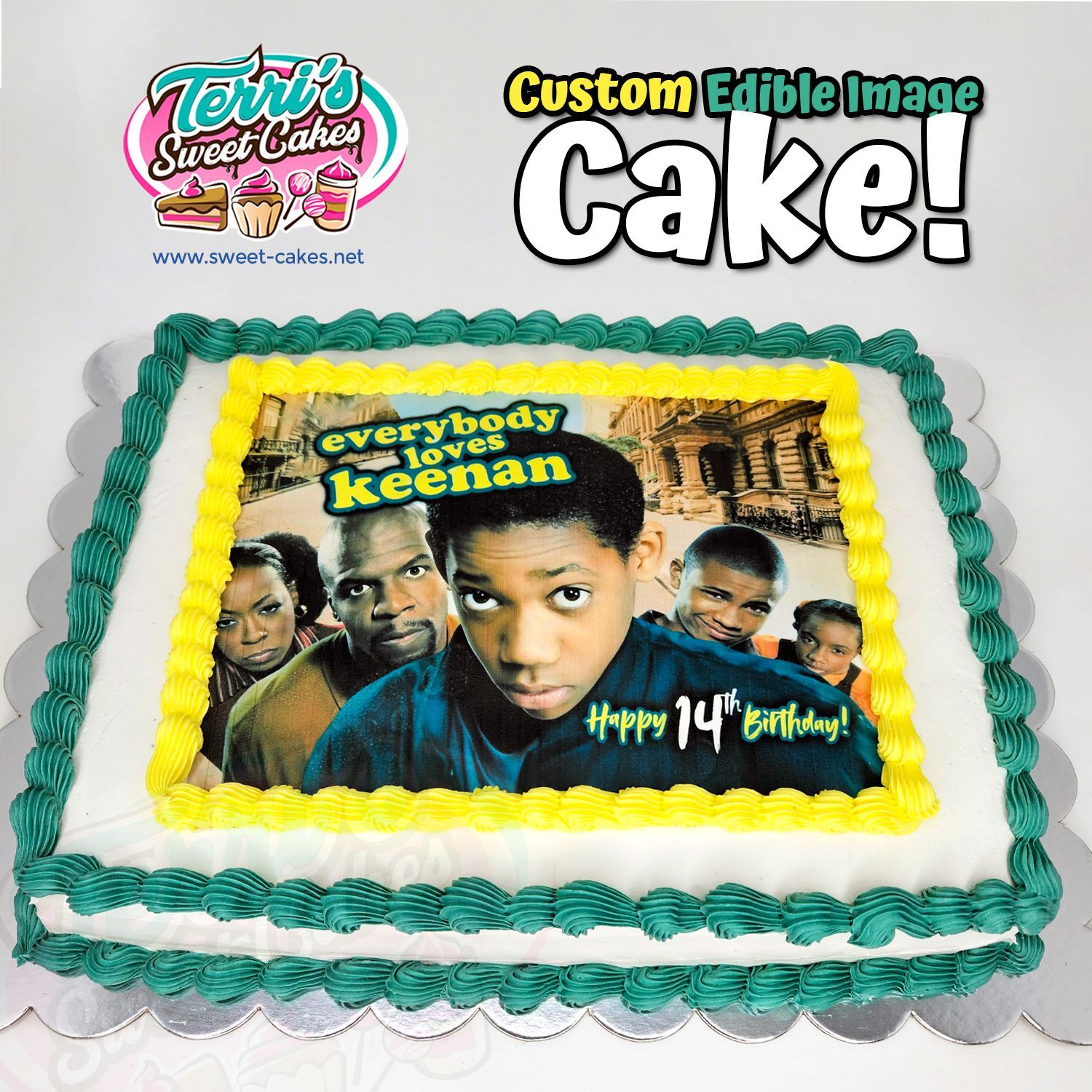 Everybody Hates Chris Custom Graphic Cake by Terri's Sweet Cakes!