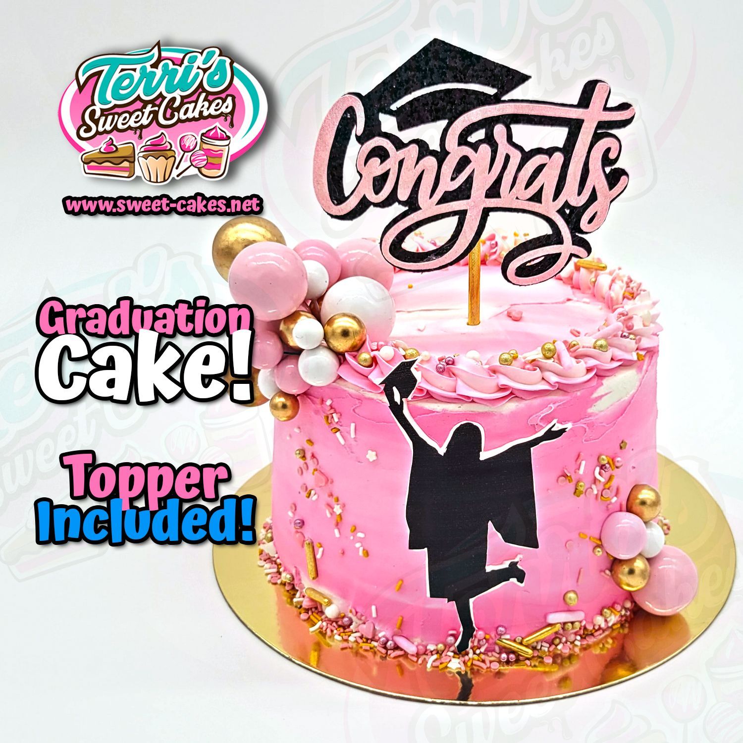 Graduation Cake by Terri's Sweet Cakes!