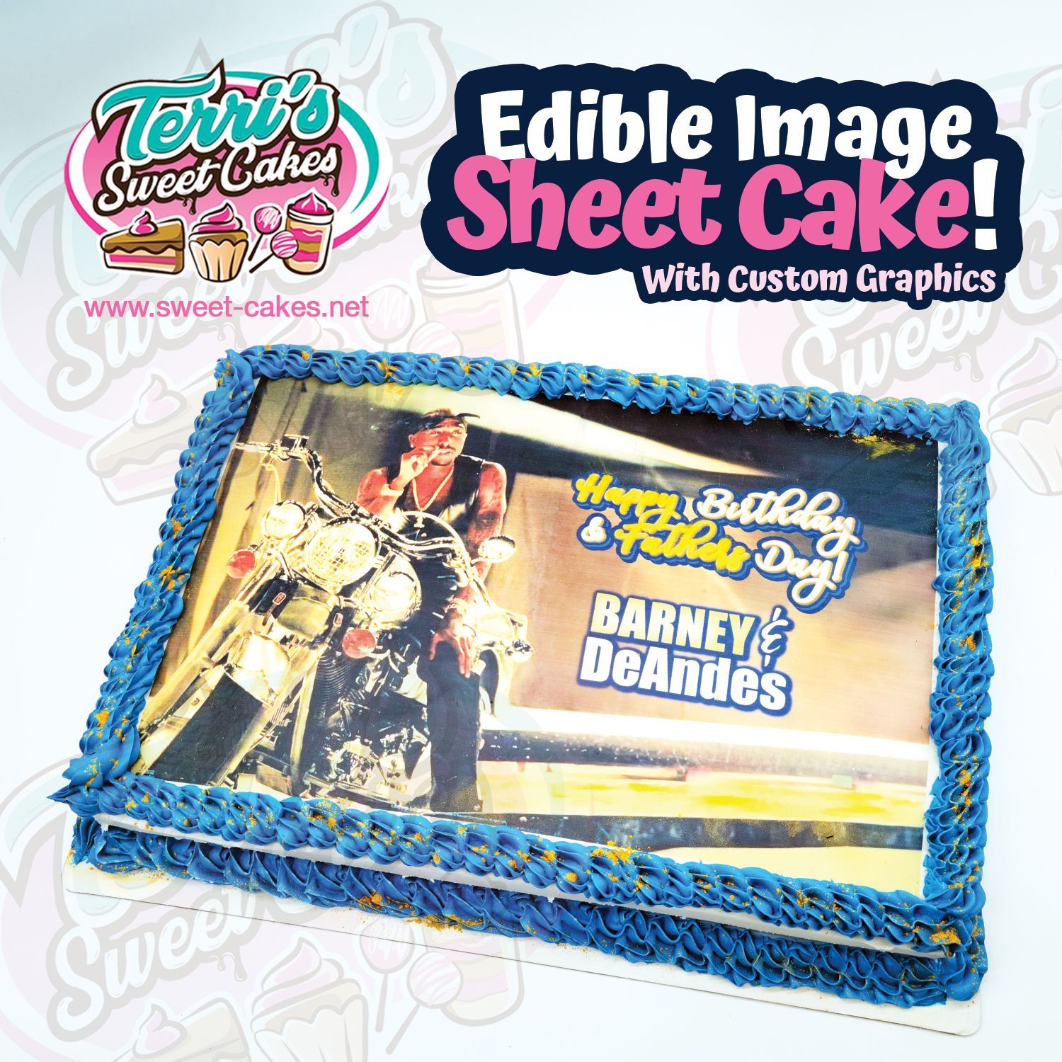 Edible Image Cake by Terri's Sweet Cakes!