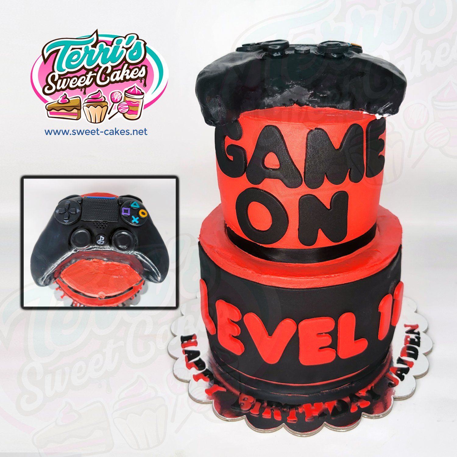 Xbox Controller Cake by Terri's Sweet Cakes!