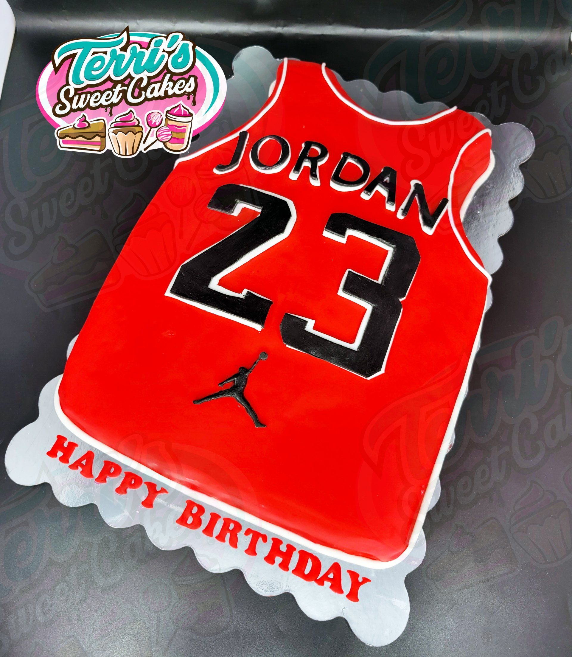 Michael Jordan Jersey Birthday Cake