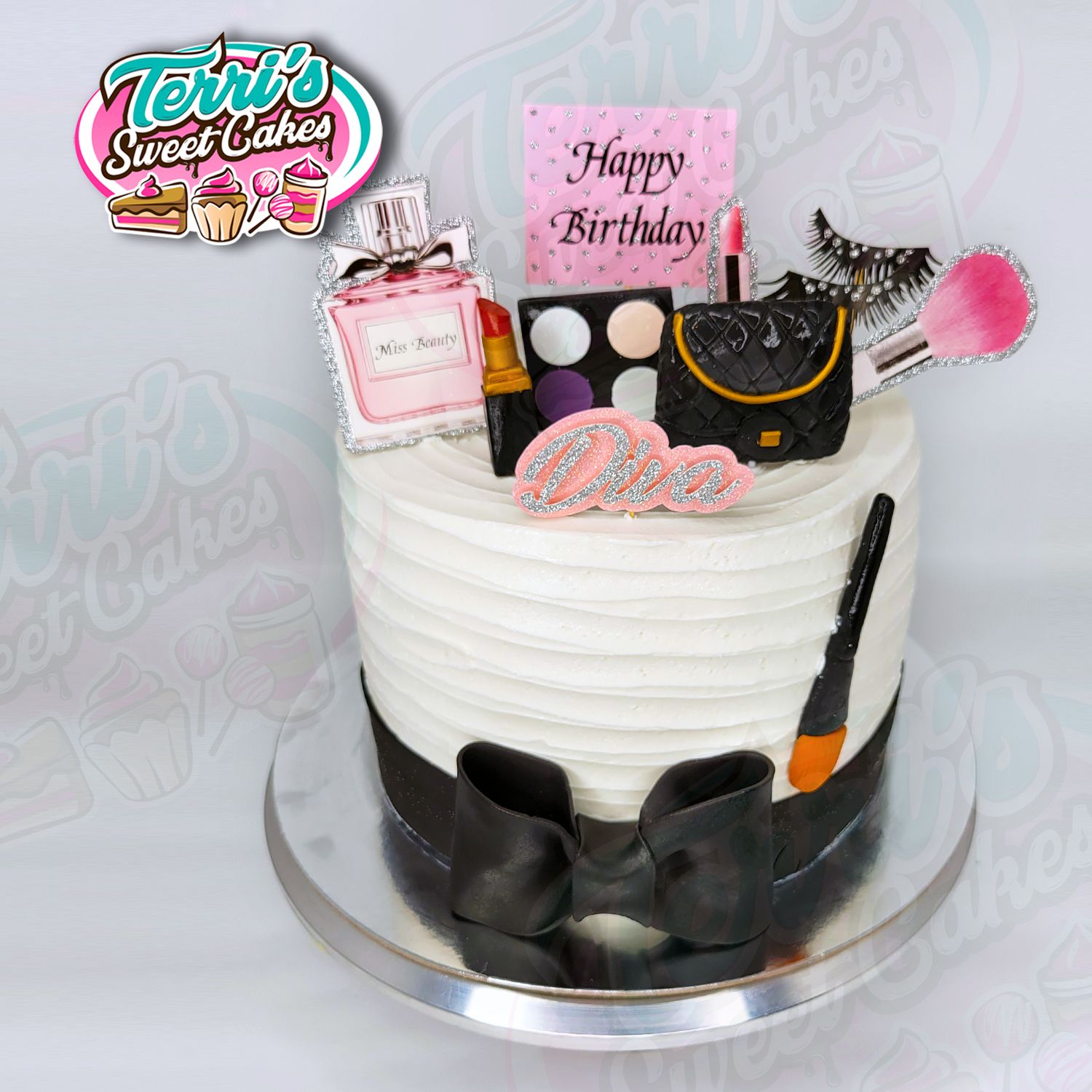 Make-Up Cake made by Terri's Sweet Cakes