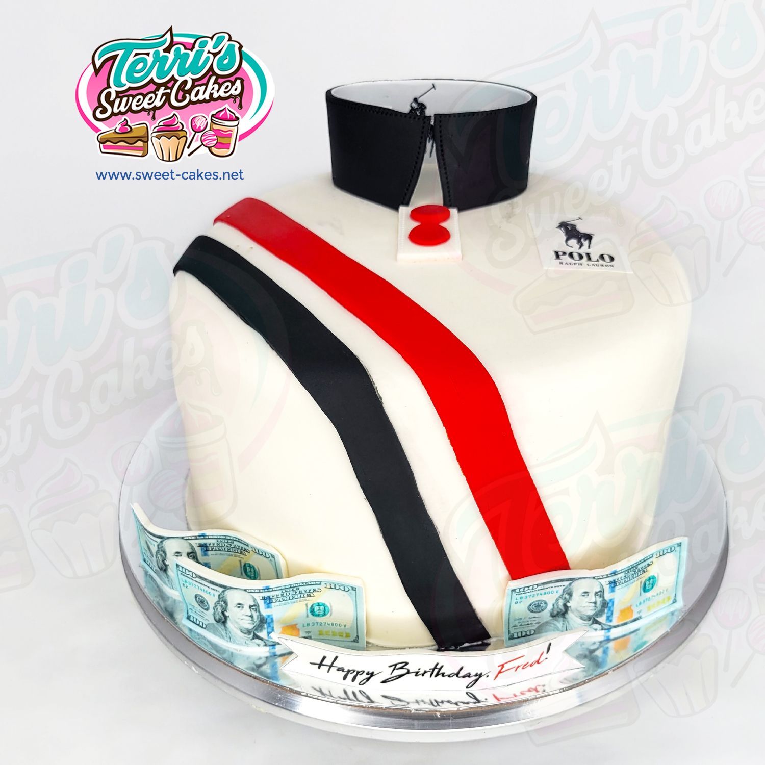 Ralph Lauren Polo Birthday Cake by Terri's Sweet Cakes!