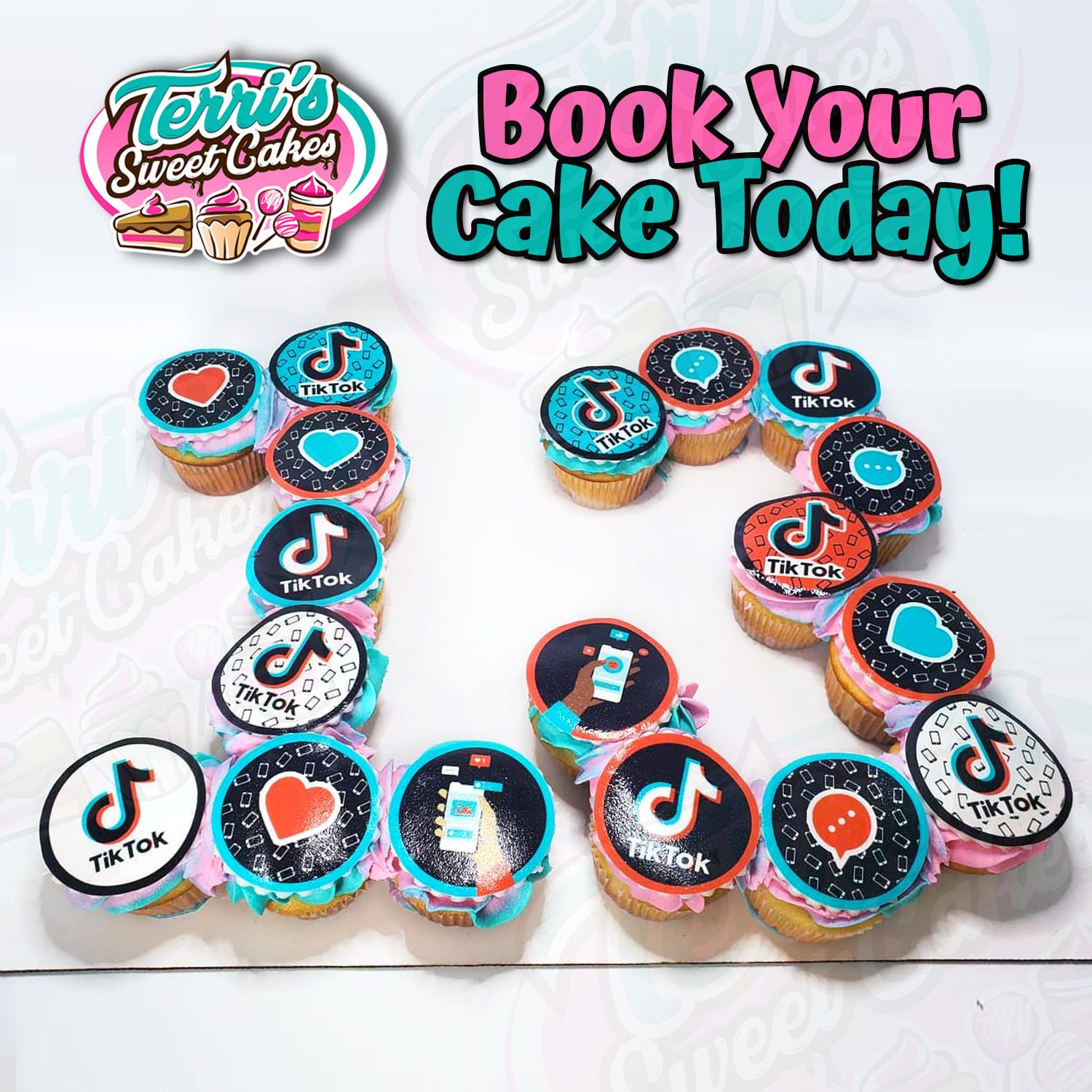 Tiktok Cupcakes by Terri's Sweet Cakes