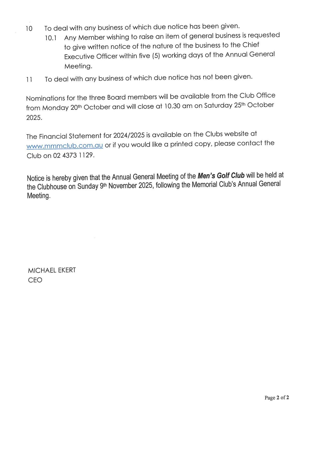Notice Notice