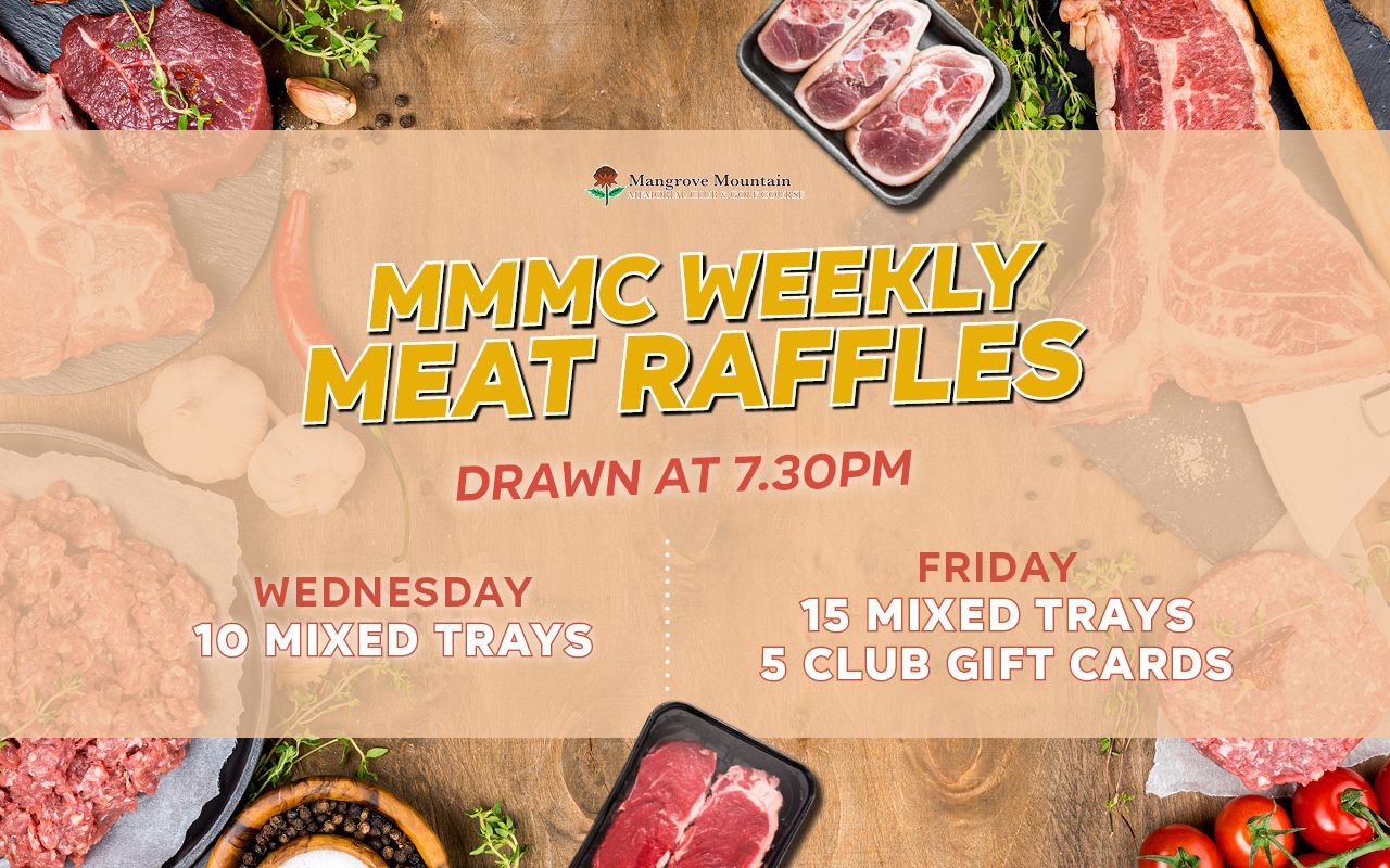 Wednesday night meat raffle