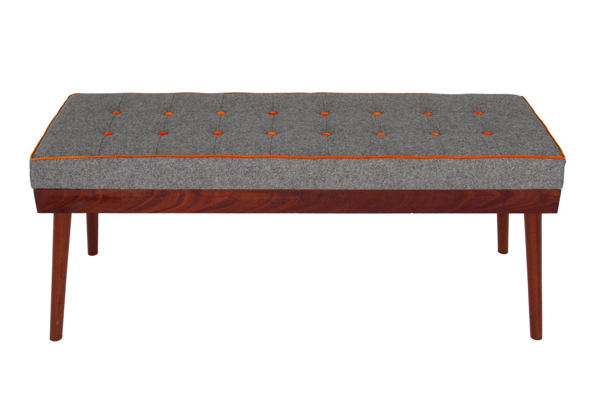 Wool with quilted effect  bench