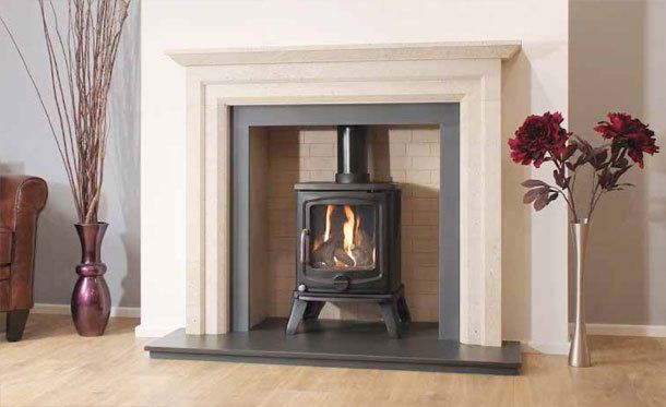 Natural stone fire surrounds