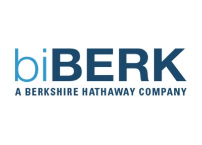 The logo for biberk a berkshire hathaway company