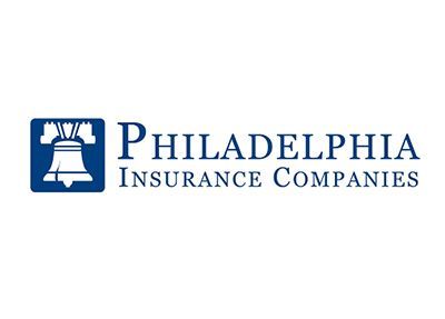 The logo for philadelphia insurance companies has a bell on it.