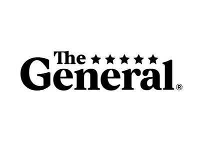 A black and white logo for the general newspaper.