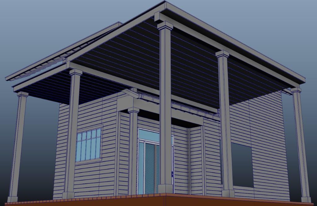 3D Render of House — Hillsboro, OR — 1st Pacific Construction