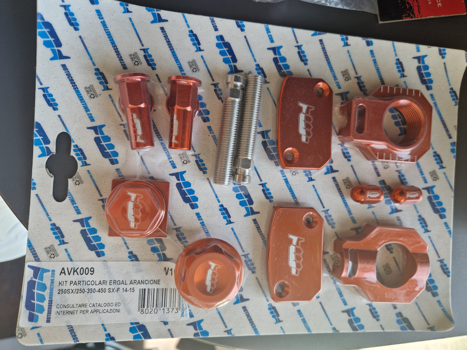 set viti per moto fuoristrada