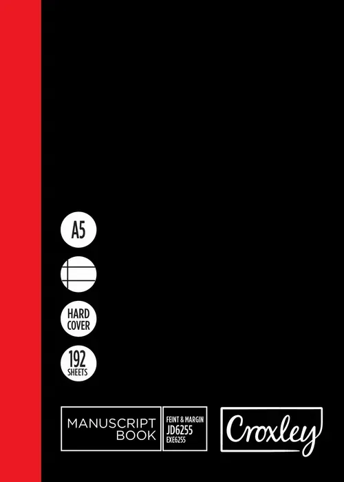 BOEK A5 HARDE OMSLAG CROXLEY 192PG