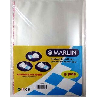 BOEKOMSLAG A4 PVC 120 MIK VERSTELBAAR 5'S