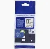 BROTHER TZ 231 12MM S/W KLEINGEBAND