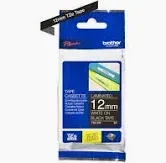 BROTHER TZ335 WIT OP SWART