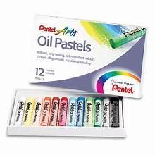 PENTEL OLIEPASTELS 12's