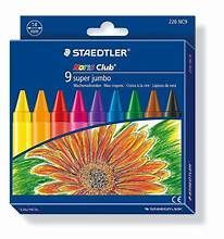 STAEDTLER NORIS SUPER JUMBO WASKRYTE 9'S