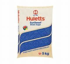 SUIKER BRUIN 5KG HULLETTIES