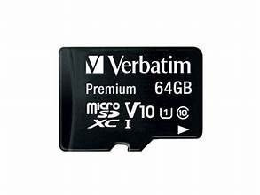 VERBATIM MIKRO SD-KAART KLAS 10 64GB
