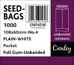 KOEVERT 108X60 SAADSAKKIE WIT GOM