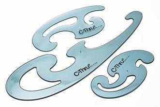 FRANSE KURVE STEL VAN 3