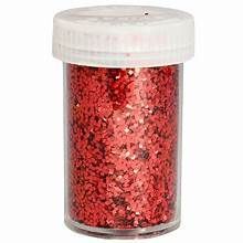 GLITTER POEIER SHAKER ROOI