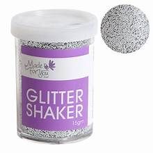 GLITTER POEIER SKUDDERS SILWER