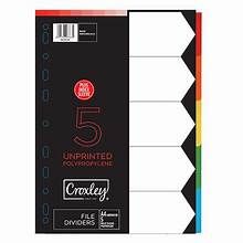 INDEKS 5 OM CROXLEY DIVIDERS R/B TE BEKYK