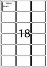 ETIKETTE 18UP LASER ETIKETTE 63,5X46,6 L7161