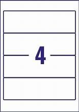 ETIKETTE 4UP L/A 200X60mm