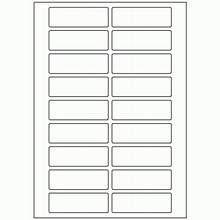 ETIKETTE 50X82MM VELVORM